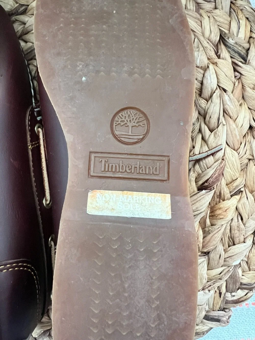 Timberland Women's Amherst 2-Eye Classic Leather Boat Shoes | Size 8 | Rootbeer
